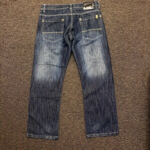 Vintage Southpole Jeans Mens 36x30 Blue Denim Straight Leg Baggy Skater Y2K